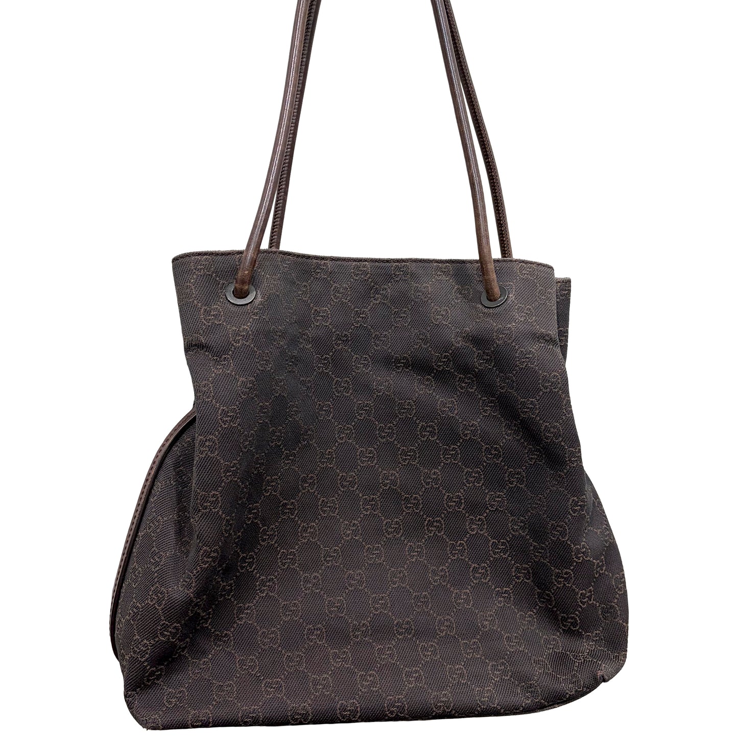 #8274 GUCCI Brown GG Shoulder Bag