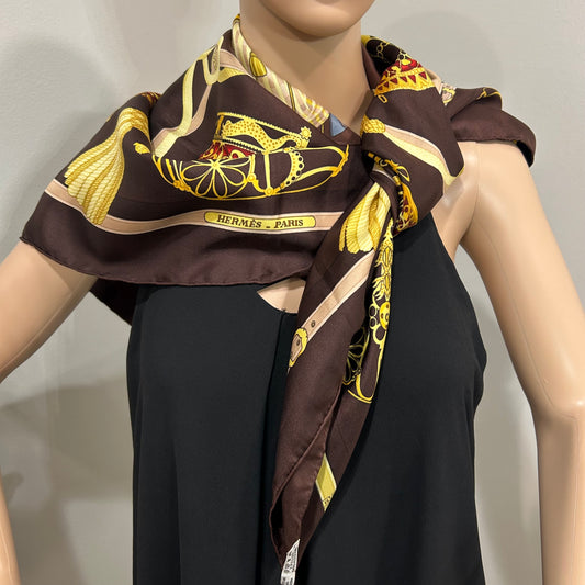 4002 HERMÈS 90cm Silk Scarf MSRP $620