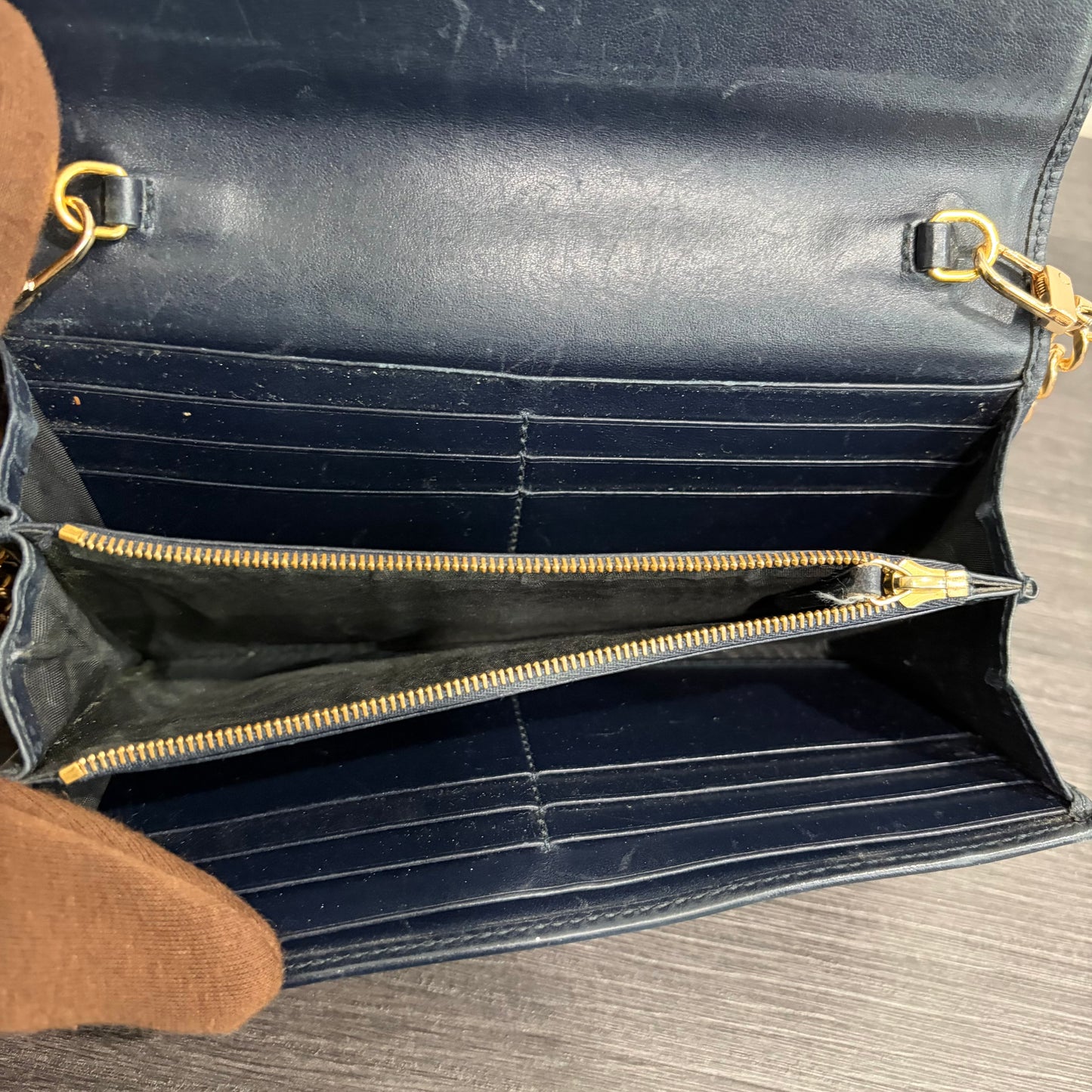 8851 GUCCI Canvas Horsebit Wallet