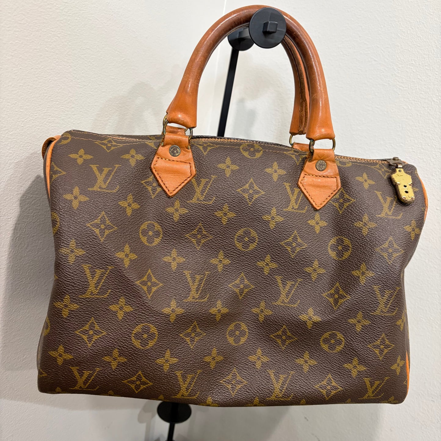 8896 LOUIS VUITTON Rare Vintage Monogram Speedy 30