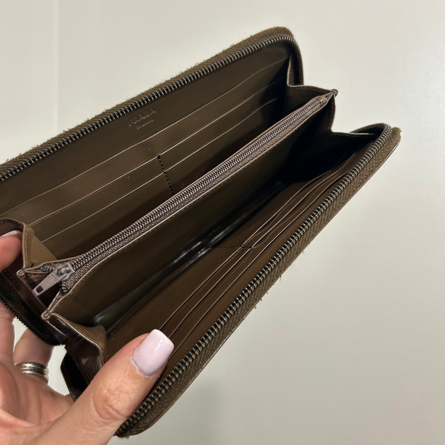 SOLD! Prada Patent Wallet