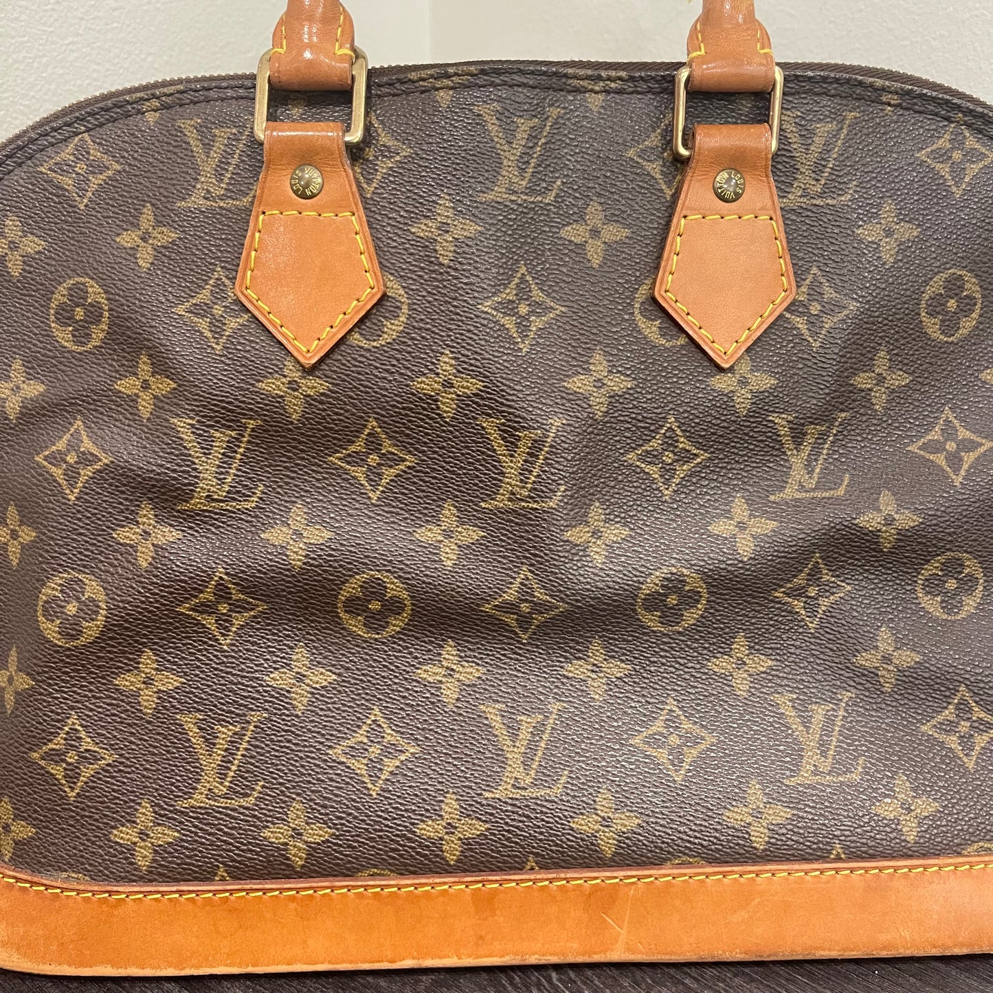 SOLD! Louis Vuitton Monogram Alma with Lock & Key