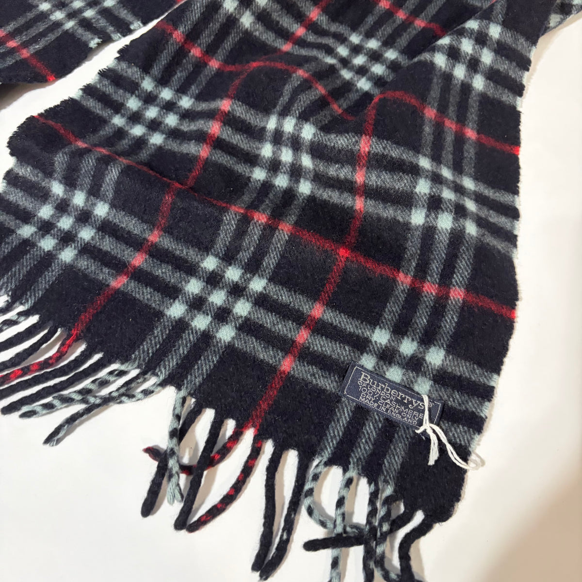 #123 BURBERRY Blue Scarf