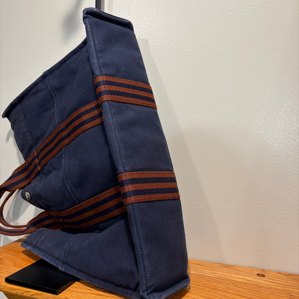 #101 HERMES Blue/Orange Tote