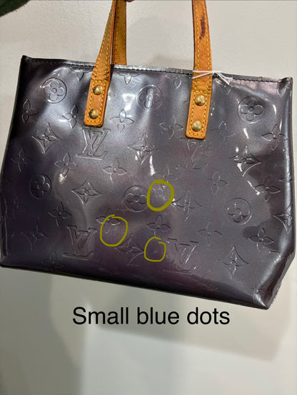 #8201 LOUIS VUITTON Purple Vernis Reade PM
