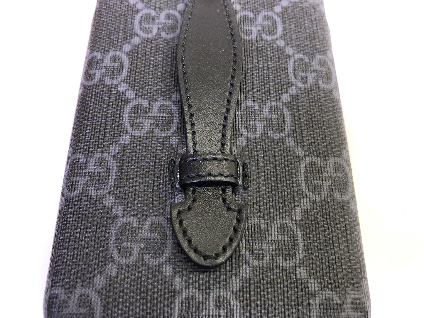 #3210 GUCCI GG Black Supreme Canvas Apple iPhone Mini Case & Storage Box