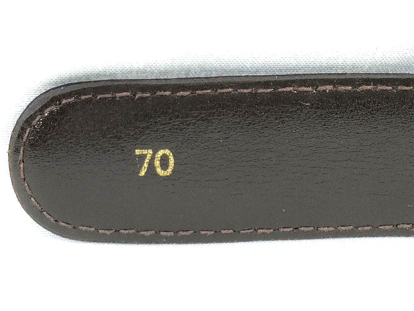 #3232 GUCCI GG Suede Brown Belt (70cm, 27in)
