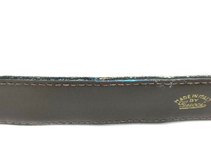 #3232 GUCCI GG Suede Brown Belt (70cm, 27in)