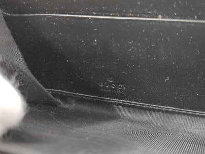 #3233 GUCCI Black Zip Wallet