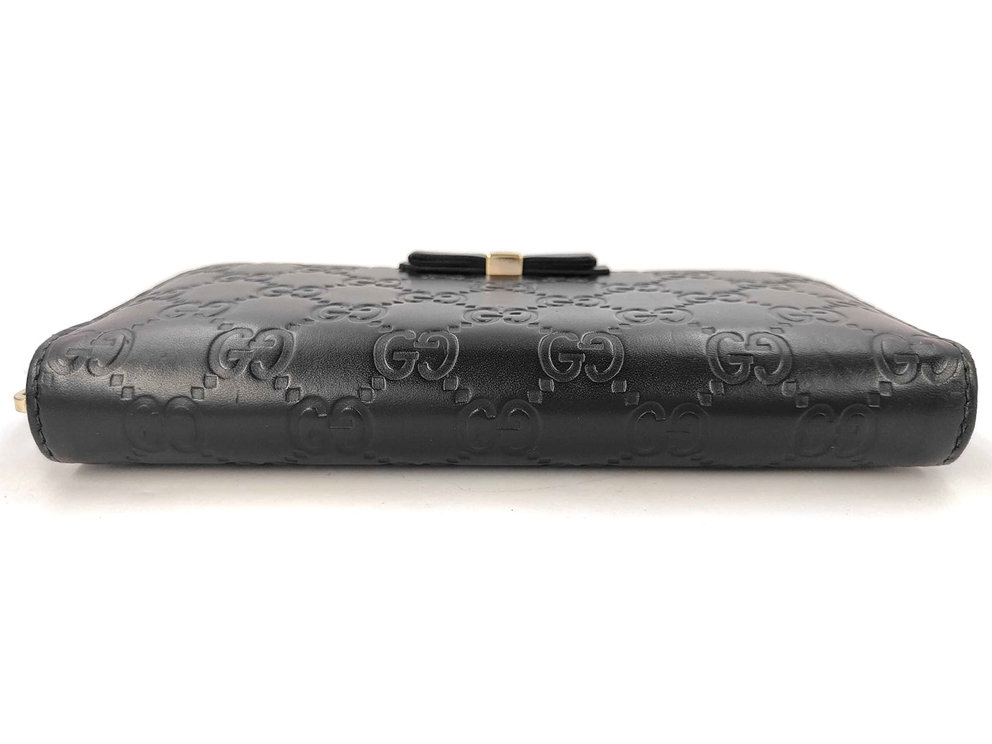 #3233 GUCCI Black Zip Wallet