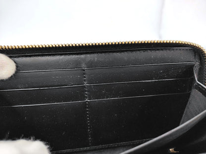 #3233 GUCCI Black Zip Wallet