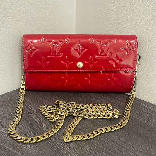 SOLD! Louis Vuitton Vernis Wallet on Chain