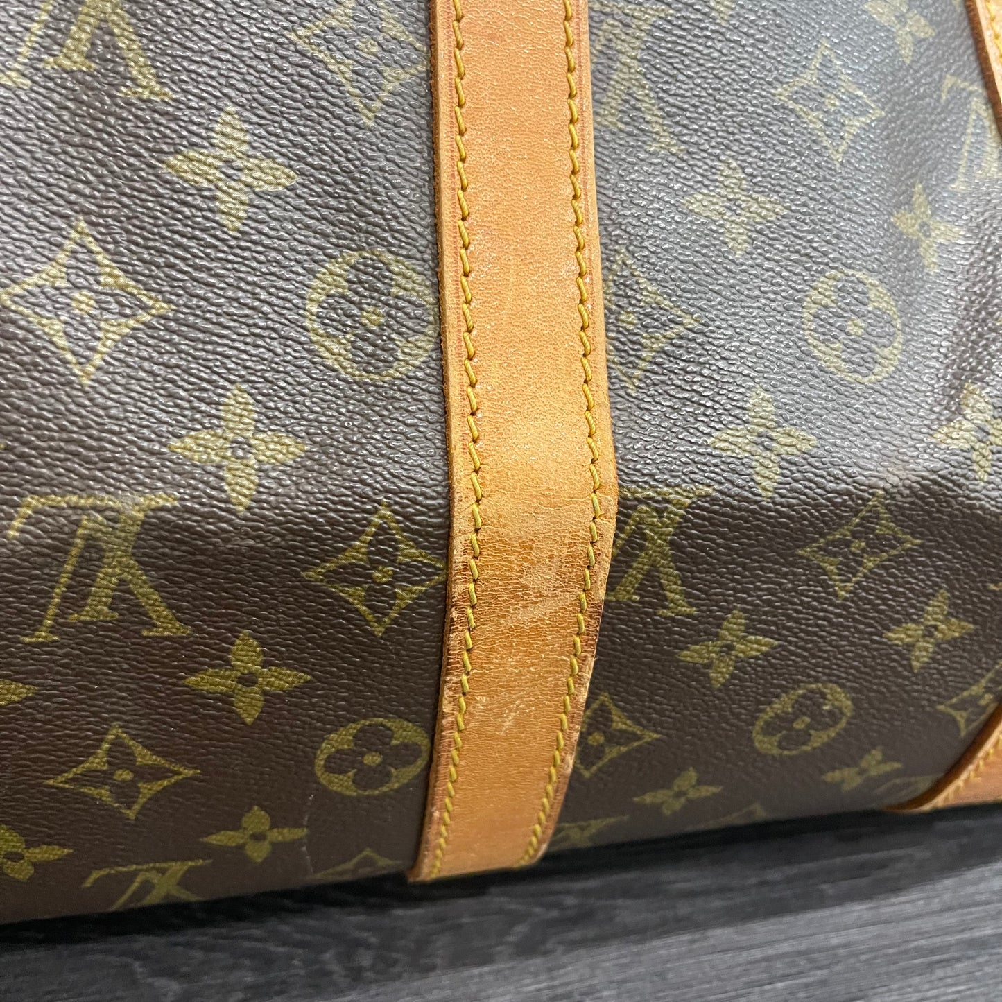 SOLD! Louis Vuitton Monogram Keepall 45 with Lock & Key