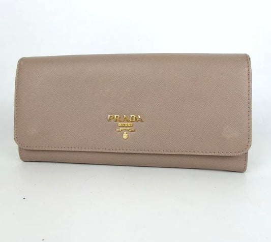 SOLD! Beige Prada Wallet