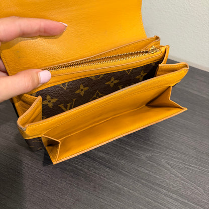 #1101-01 LOUIS VUITTON Limited Edition Portefeuille Elysee Wallet with Removable Chain