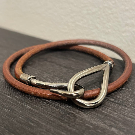1032 HERMÈS Double Hook Wrap Bracelet MSRP $435