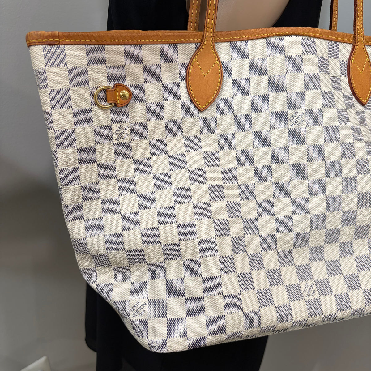 LOUIS VUITTON Damier Azur Neverfull MM