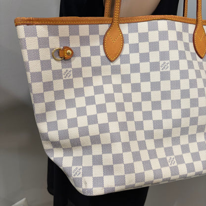 LOUIS VUITTON Damier Azur Neverfull MM
