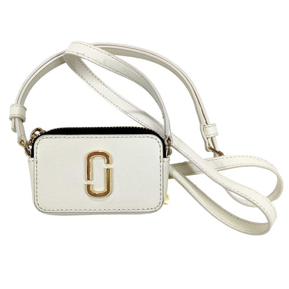 #1385 MARC JACOBS Saffiano Leather Snapshot Camera Micro Crossbody