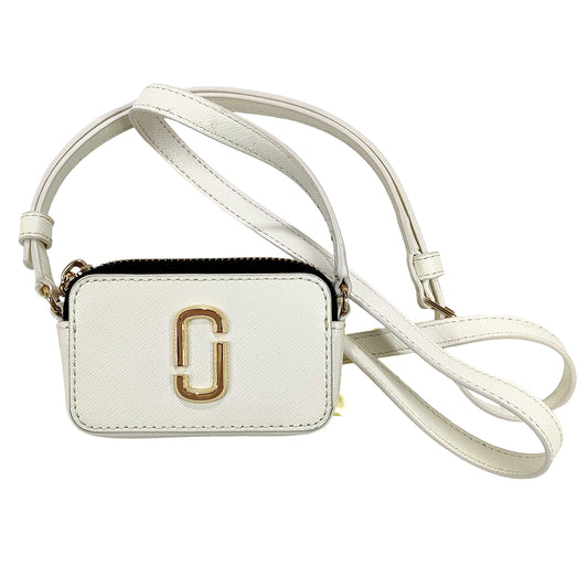 #1385 MARC JACOBS Saffiano Leather Snapshot Camera Micro Crossbody