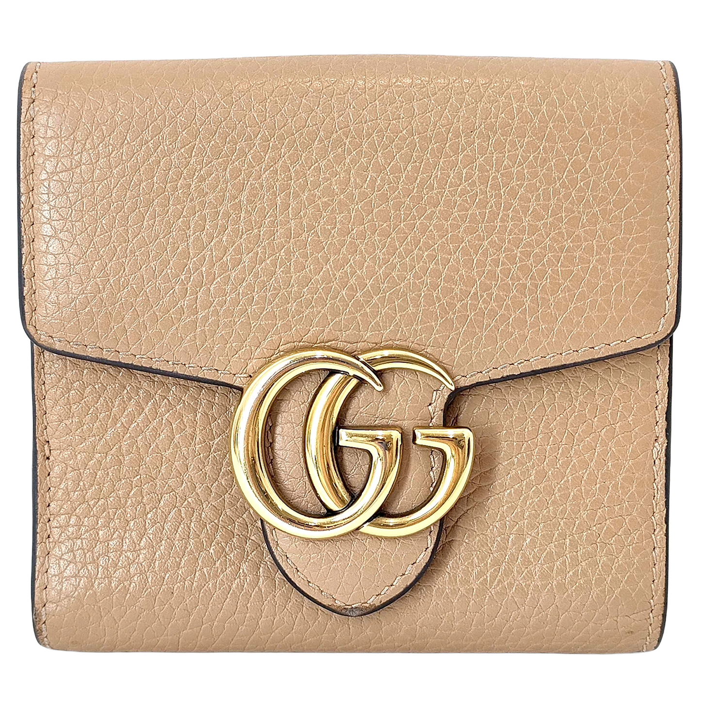 #1375 GUCCI GG Marmont Leather Bifold Wallet