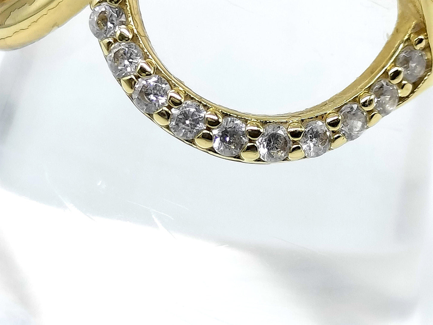 #1121 FENDI Gold-plated F is Fendi Ring Size 7