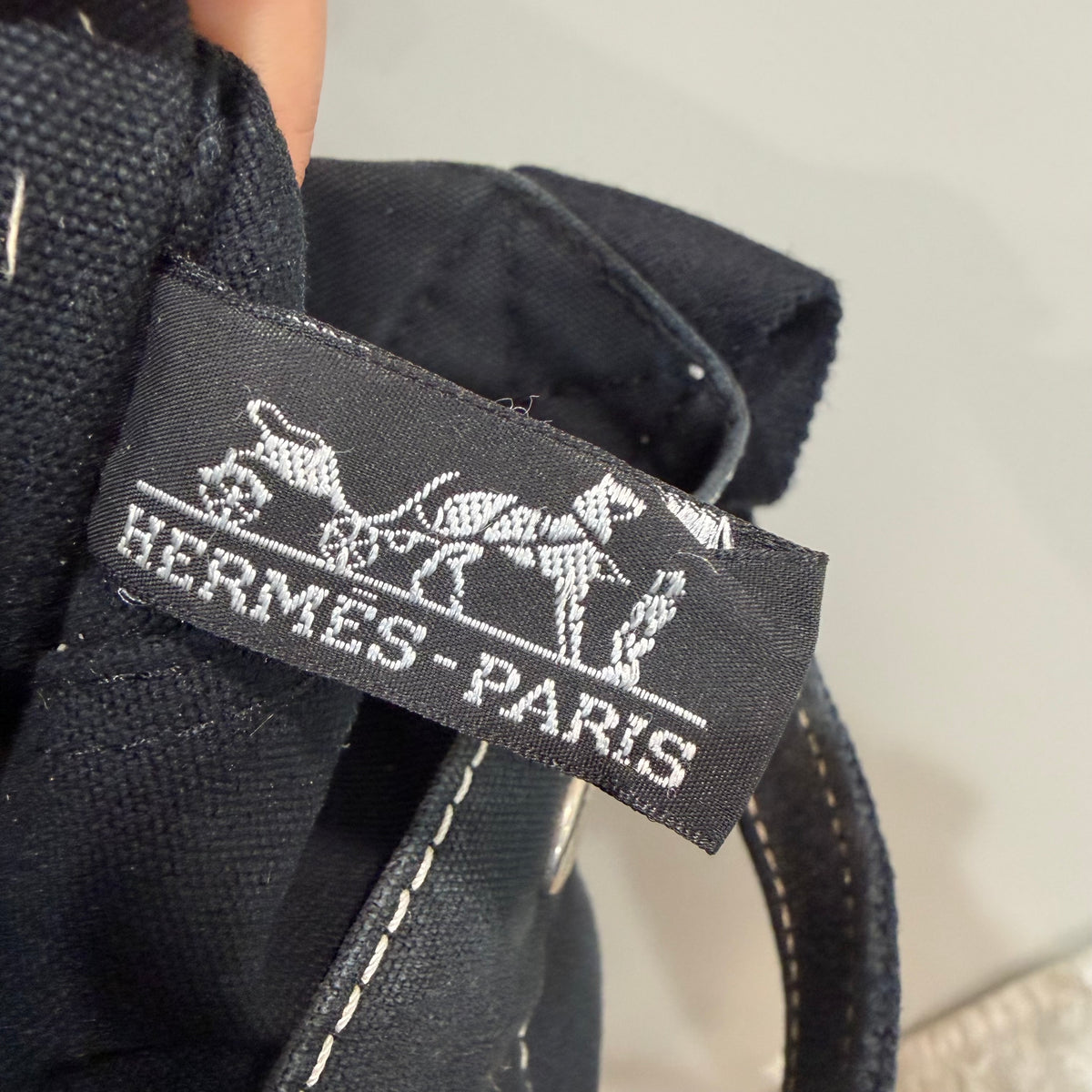#102 HERMES Black Tote