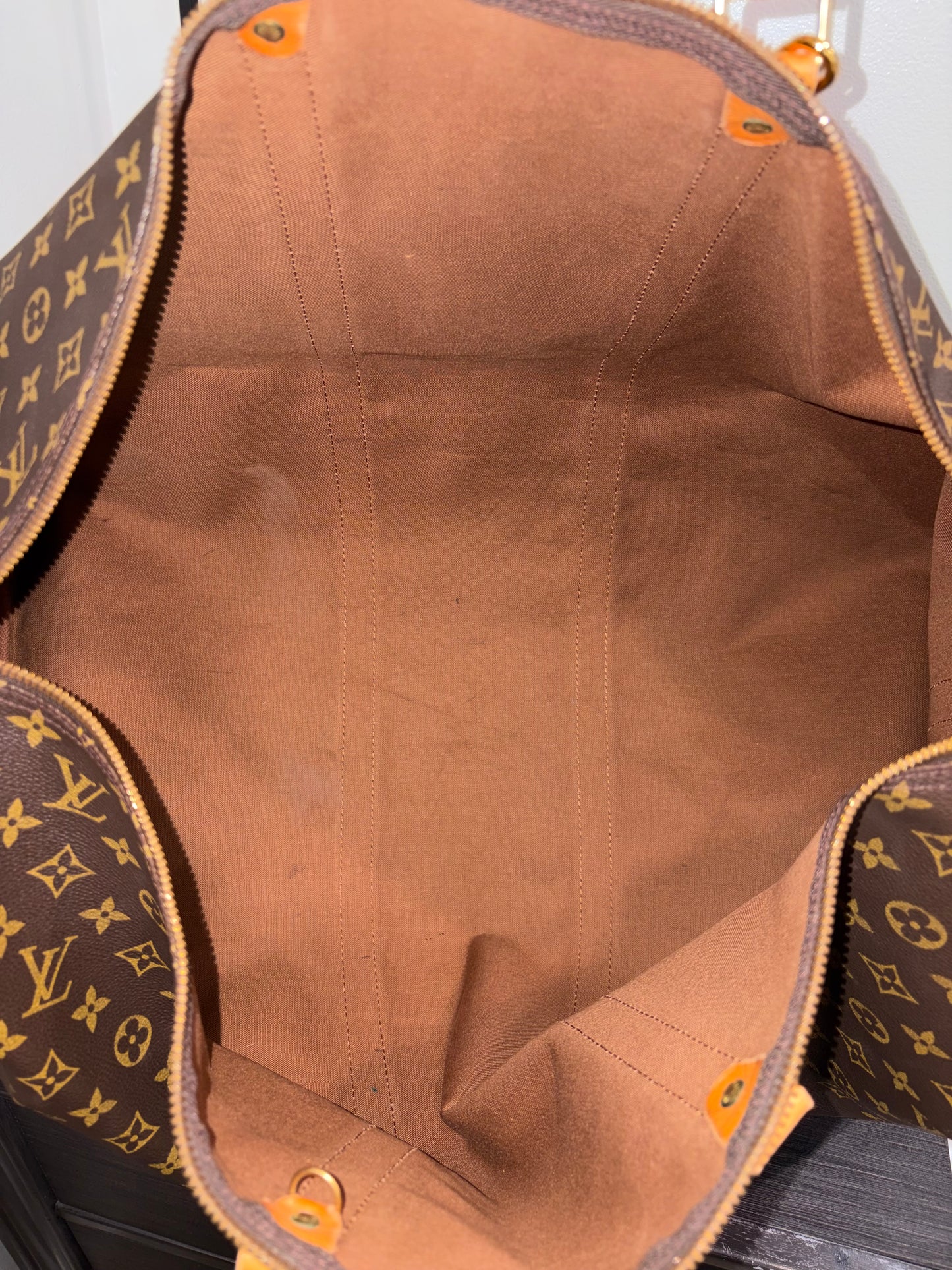 #1114 LOUIS VUITTON Monogram Keepall 60 Bandouliere