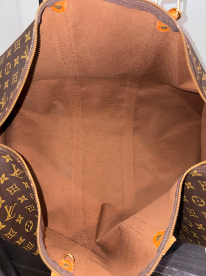 #1114 LOUIS VUITTON Monogram Keepall 60 Bandouliere