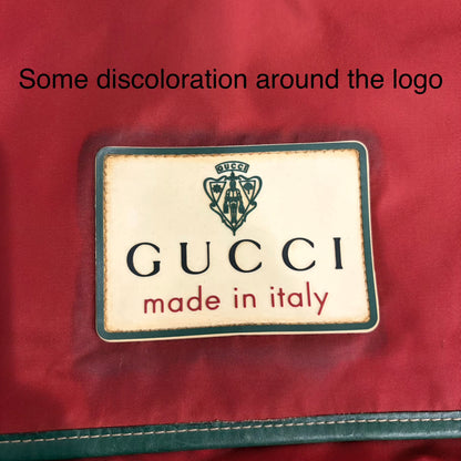 #9110 GUCCI Vintage Synthetic Laptop Satchel