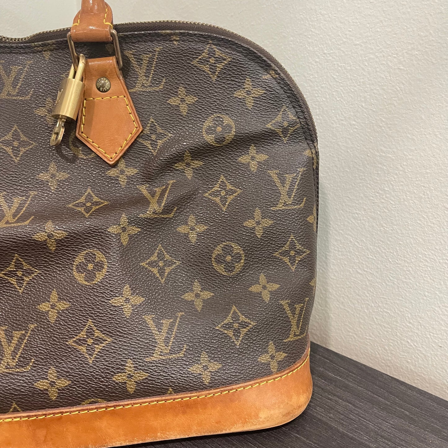 SOLD! Louis Vuitton Monogram Alma with Lock & Key