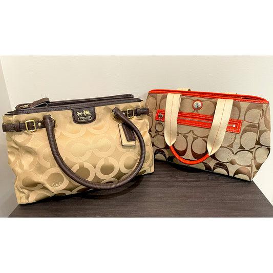 May-11 BAG DROP (Subscriber Price $100) Set of 2 Coach Bags
