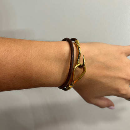 1024 HERMÈS Double Hook Wrap Bracelet MSRP $435