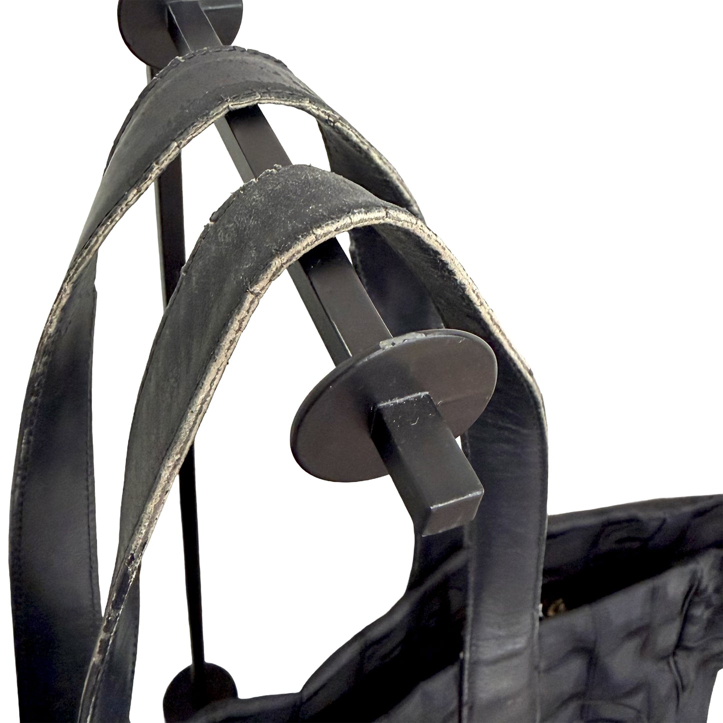 1215-01 CHANEL Black Ligne Tote