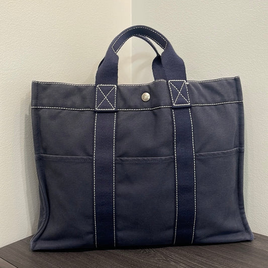 SOLD! Hermès Toile Fourre-Tout PM Tote