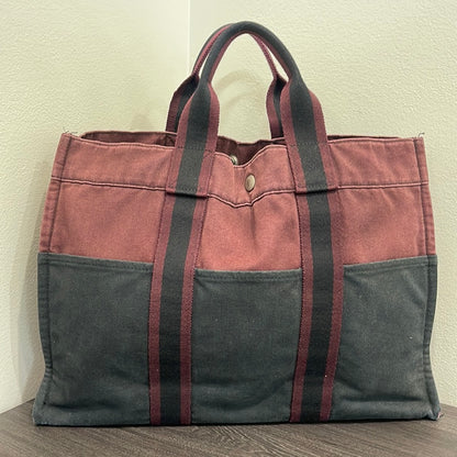 SOLD! Hermès Toile Fourre-Tout PM Tote