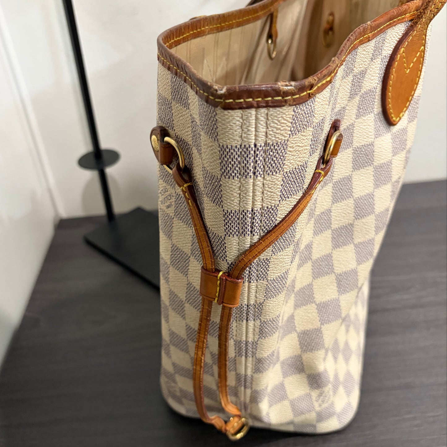 BF-11 LOUIS VUITTON Damier Azur Neverfull MM