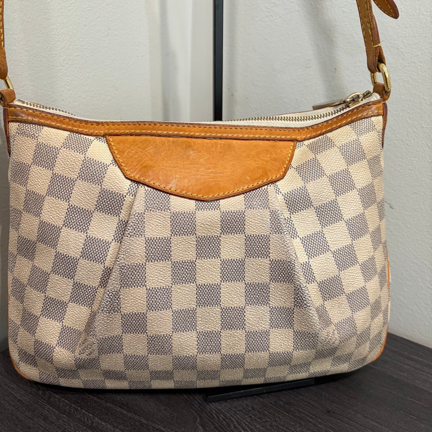 #3203 LOUIS VUITTON Damier Azur Siracusa PM
