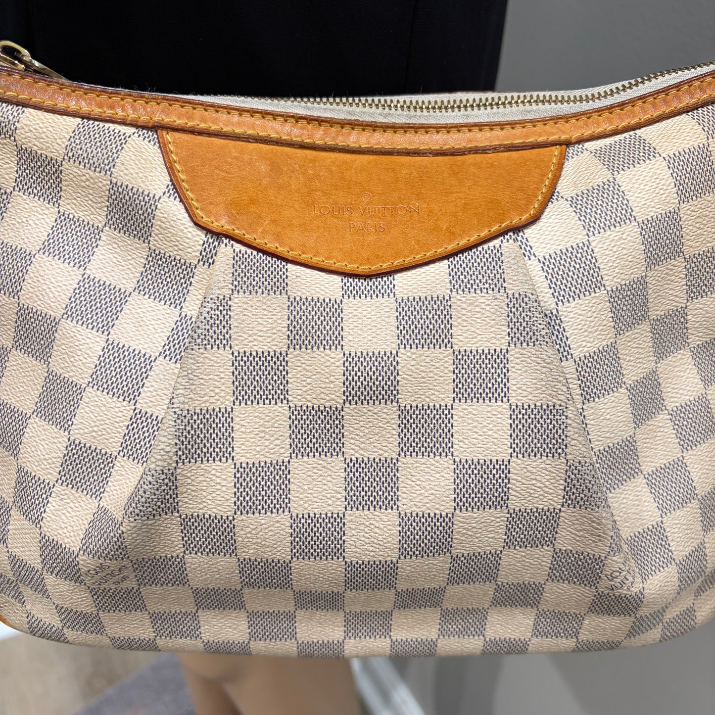 #3203 LOUIS VUITTON Damier Azur Siracusa PM