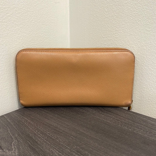 Prada Leather Zippy Wallet