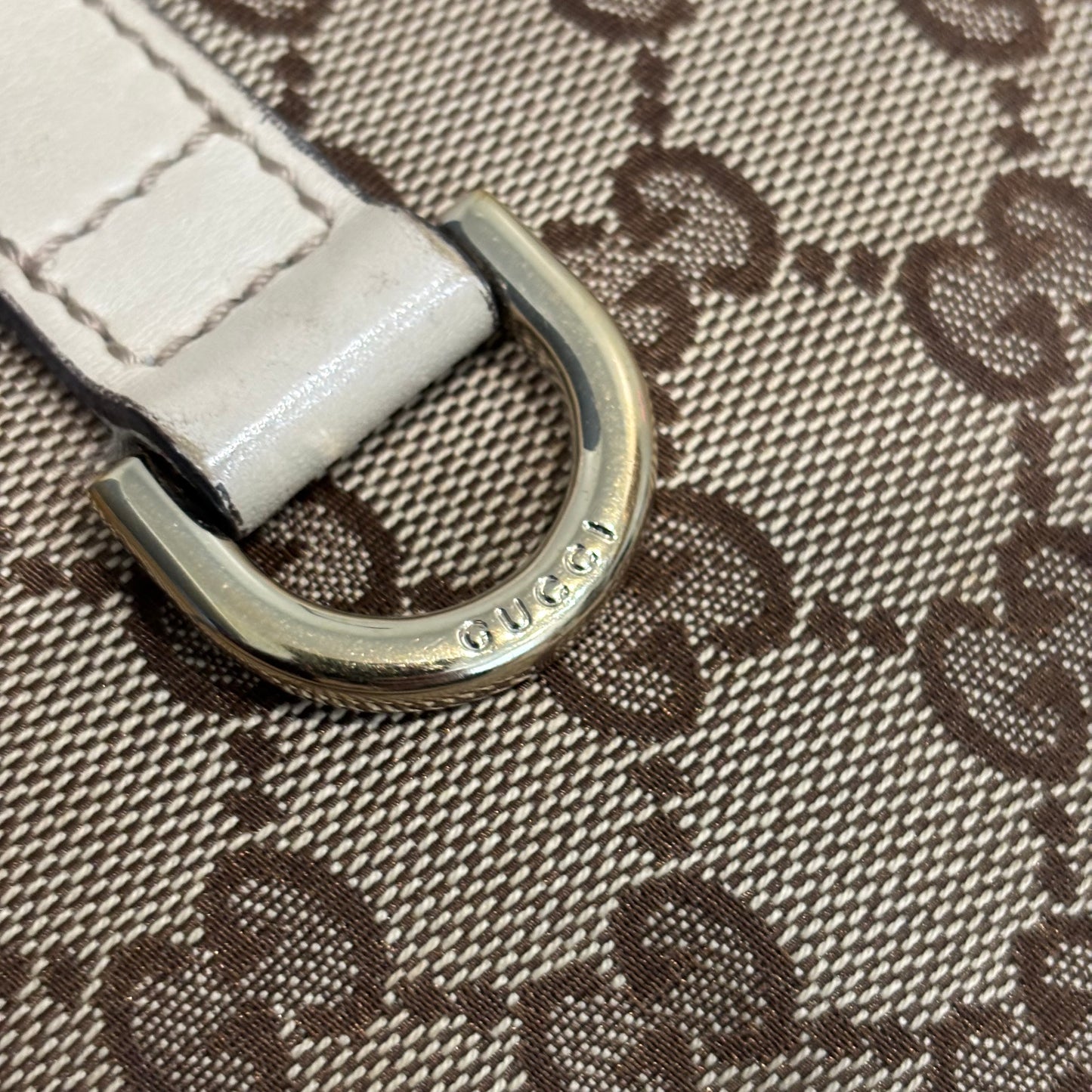 8879 GUCCI Brown Canvas Tote