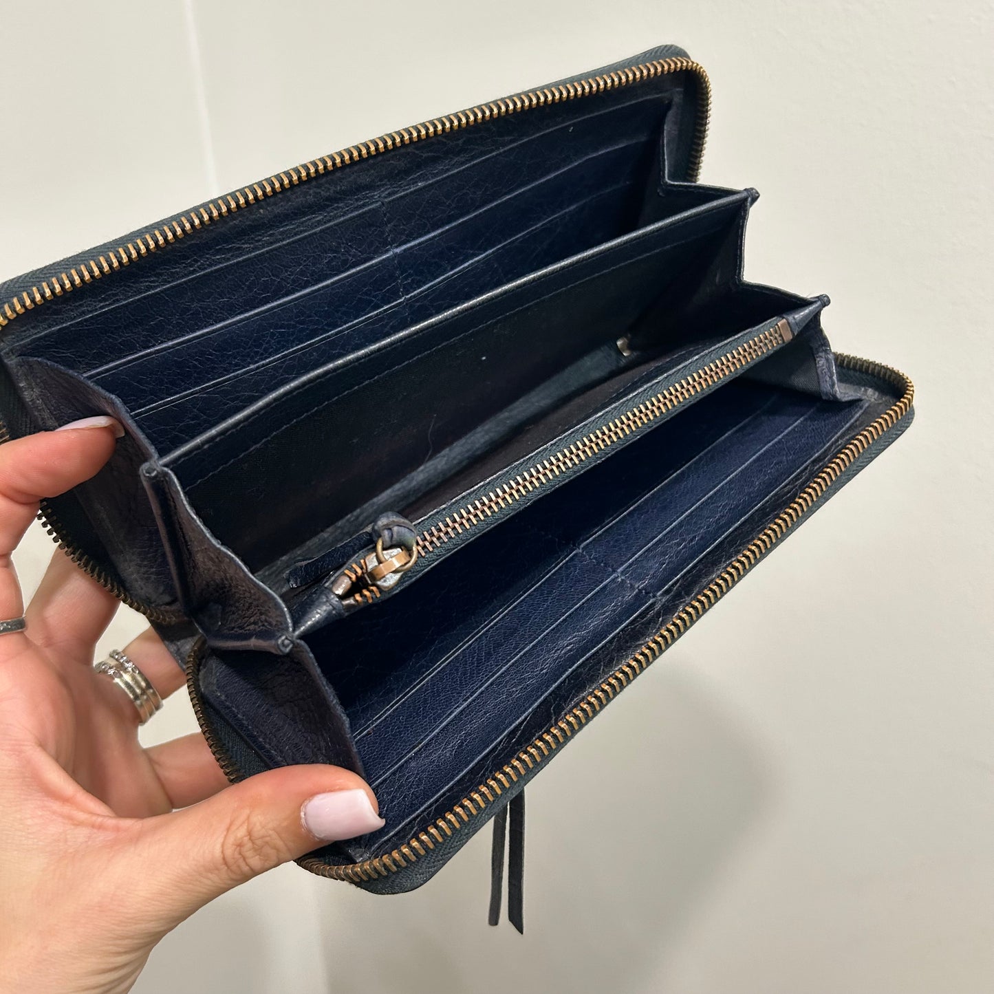 SOLD! Balenciaga City Zip Wallet