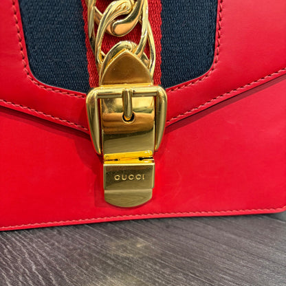 #8205 GUCCI Mini Red Sylvie