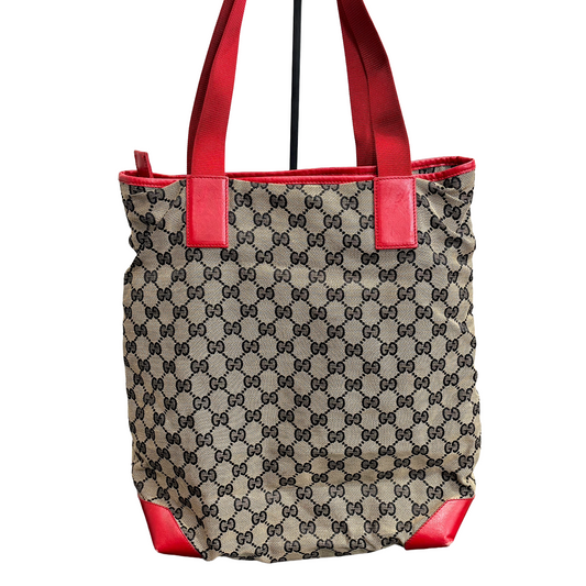 1103 GUCCI GG Canvas Donna Tote