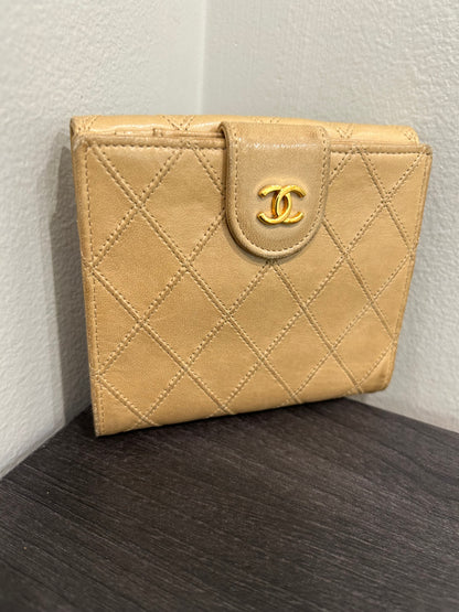 SOLD! CHANEL Beige Wallet