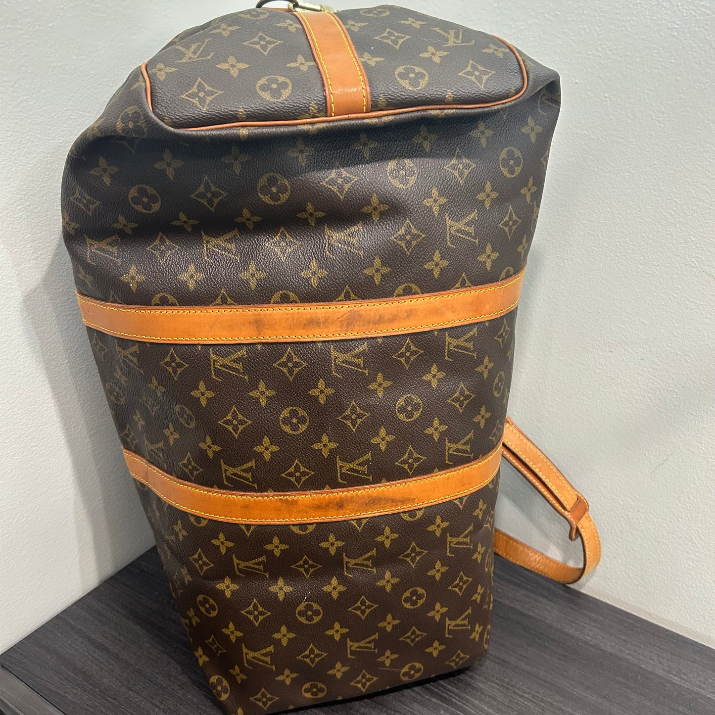 #719 LOUIS VUITTON Monogram Keepall 50 Bandouliere