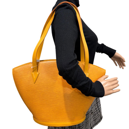 #8212 LOUIS VUITTON Yellow Epi Saint Jacques GM