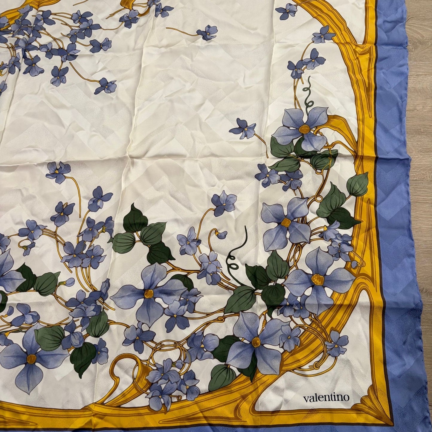 #109 VALENTINO 90cm Silk Scarf