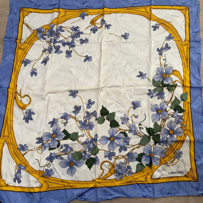 #109 VALENTINO 90cm Silk Scarf