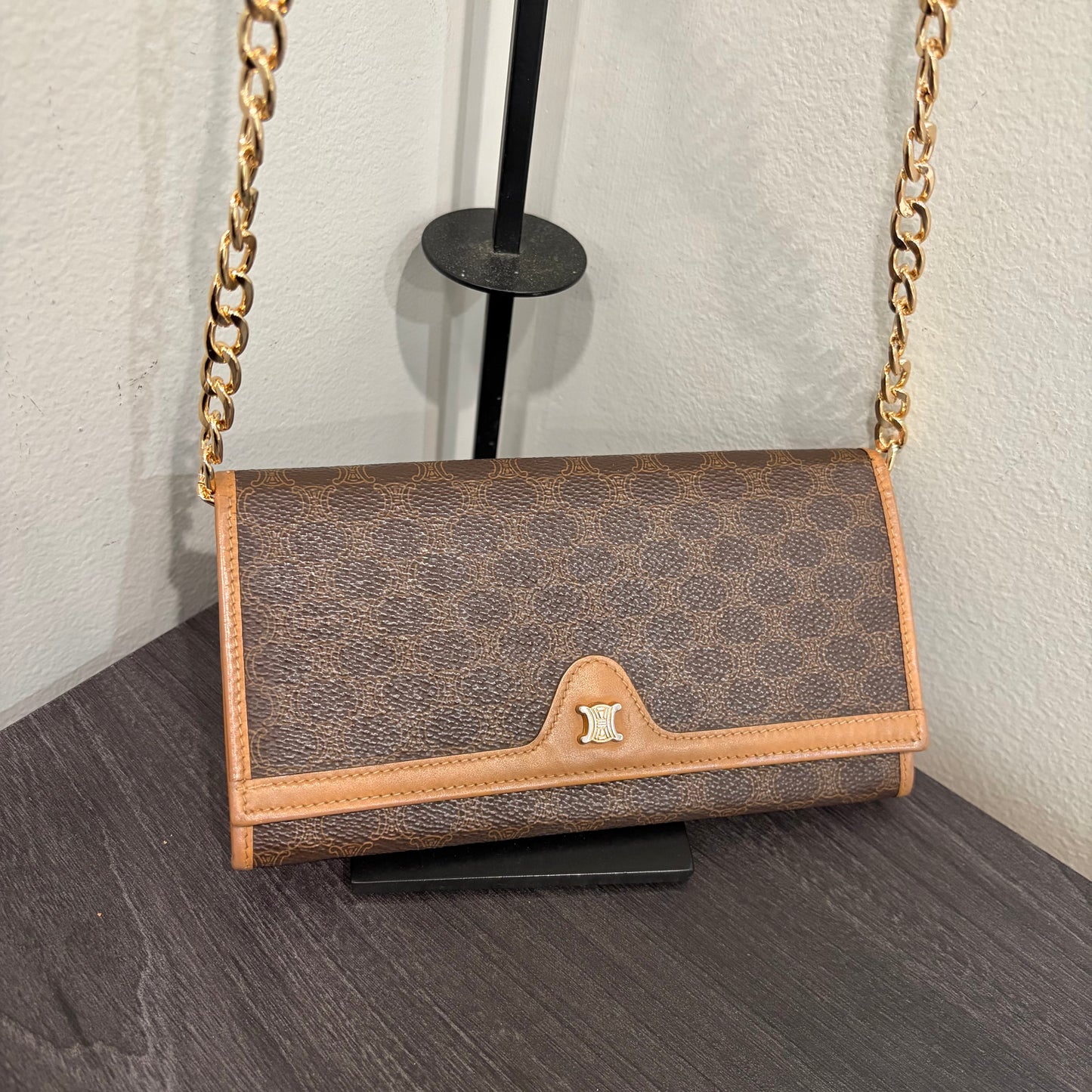 #1703 CELINE Macadam Long Wallet